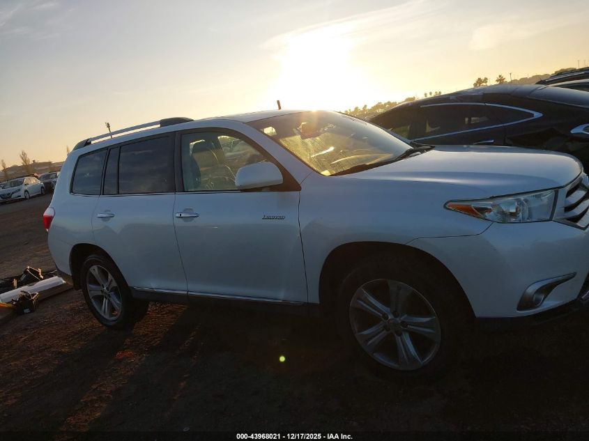 2013 Toyota Highlander Limited V6 VIN: 5TDDK3EH9DS230330 Lot: 43968021