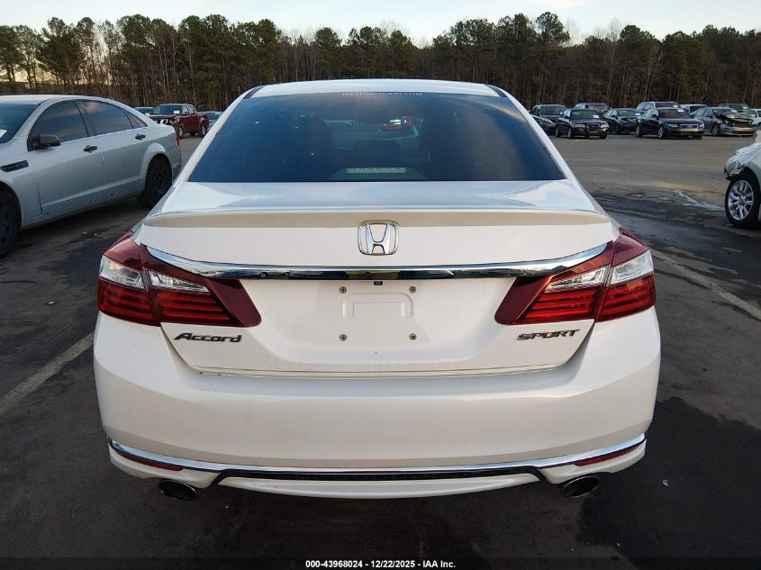 2016 Honda Accord Sport VIN: 1HGCR2F56GA179166 Lot: 43968024