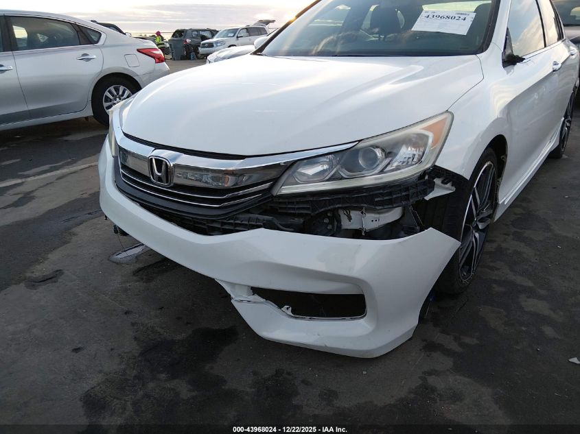 2016 Honda Accord Sport VIN: 1HGCR2F56GA179166 Lot: 43968024