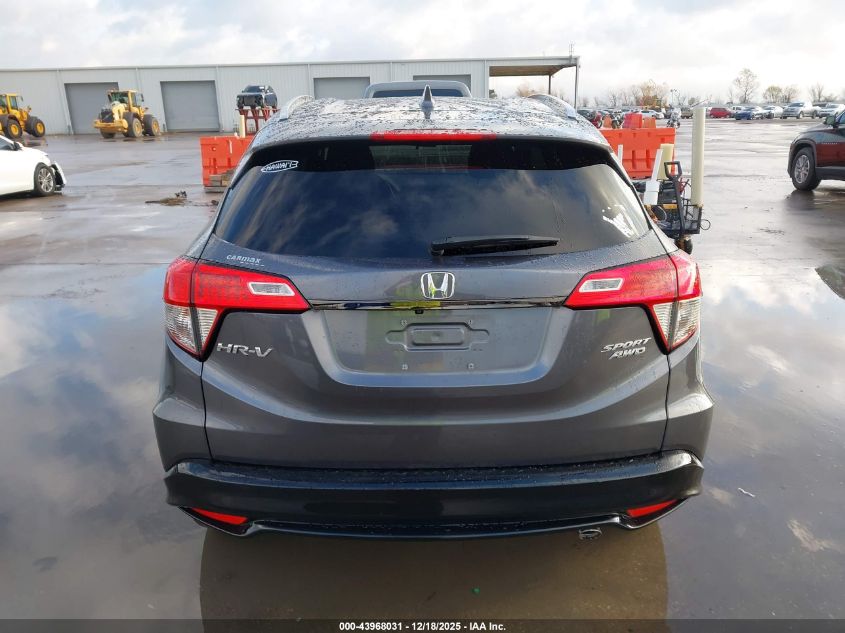 2022 Honda Hr-V Awd Sport VIN: 3CZRU6H1XNM723445 Lot: 43968031