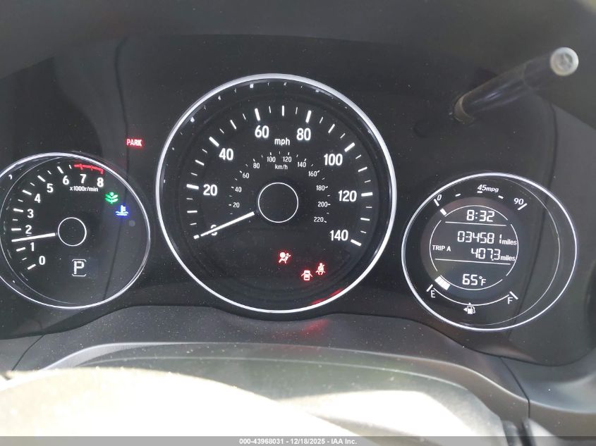 2022 Honda Hr-V Awd Sport VIN: 3CZRU6H1XNM723445 Lot: 43968031