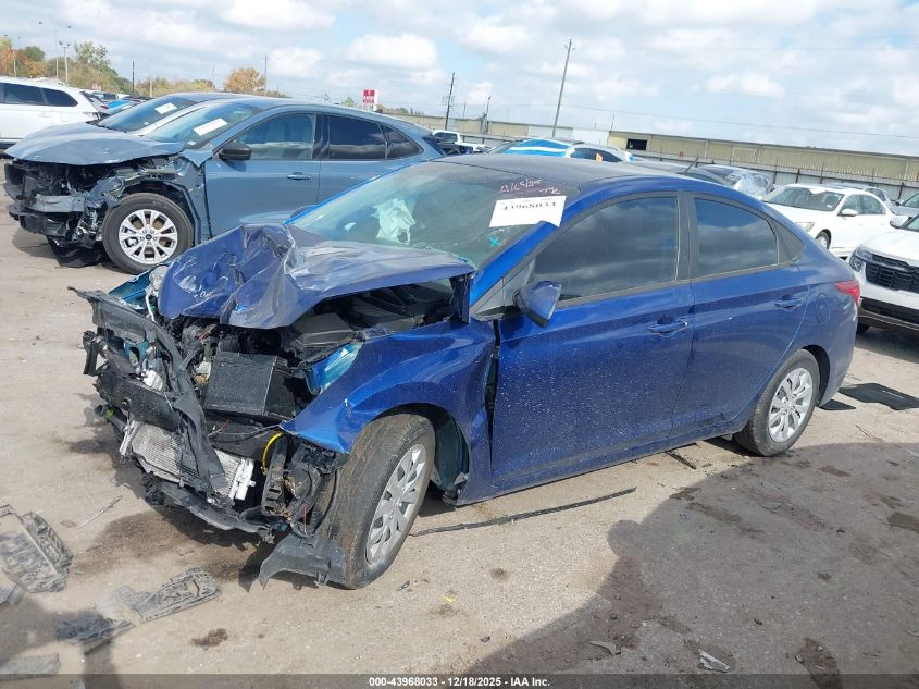 2022 Hyundai Accent Se VIN: 3KPC24A68NE179100 Lot: 43968033