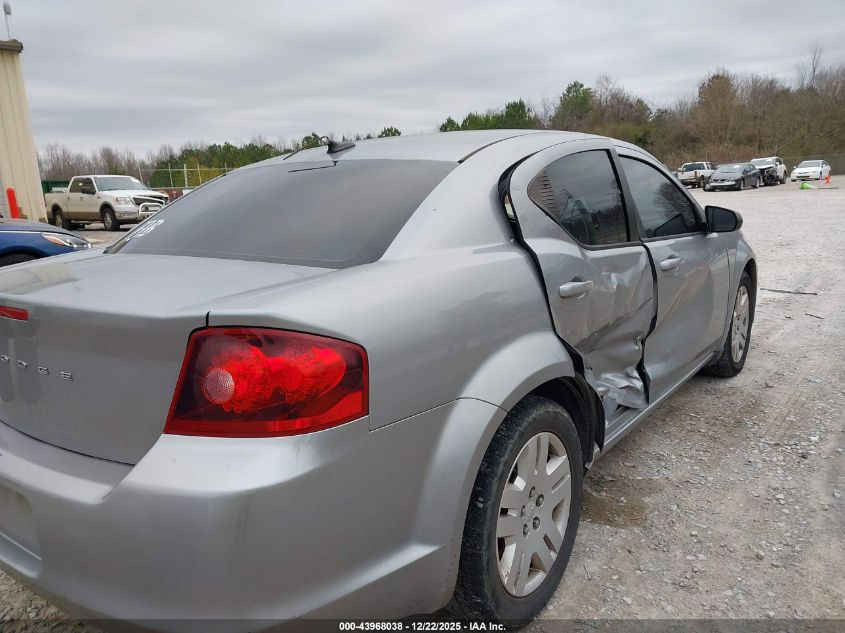 2014 Dodge Avenger Se VIN: 1C3CDZAB6EN169296 Lot: 43968038