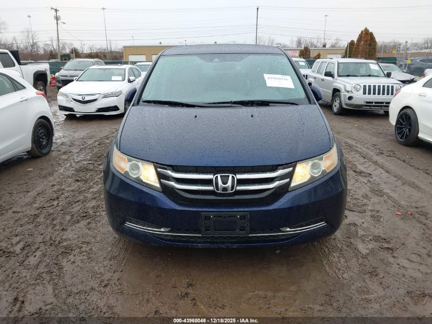 2017 Honda Odyssey Ex-L VIN: 5FNRL5H68HB012656 Lot: 43968046