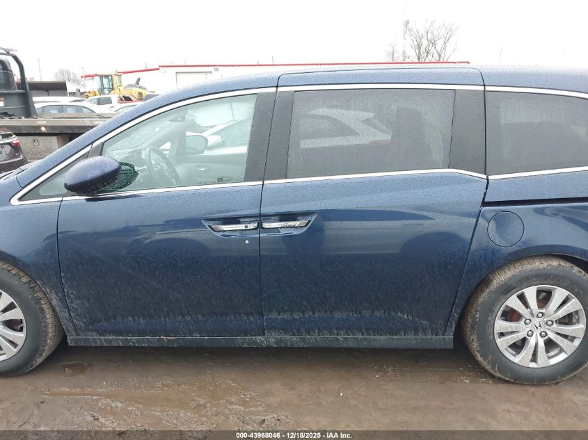 2017 Honda Odyssey Ex-L VIN: 5FNRL5H68HB012656 Lot: 43968046