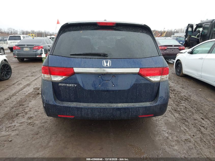 2017 Honda Odyssey Ex-L VIN: 5FNRL5H68HB012656 Lot: 43968046