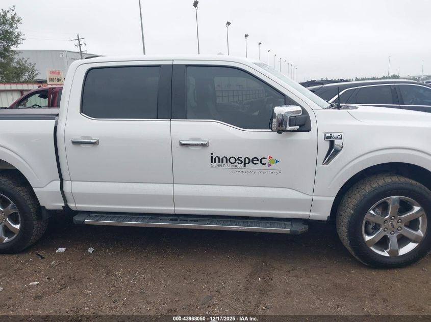 2021 Ford F-150 Lariat VIN: 1FTFW1E83MFA24972 Lot: 43968050