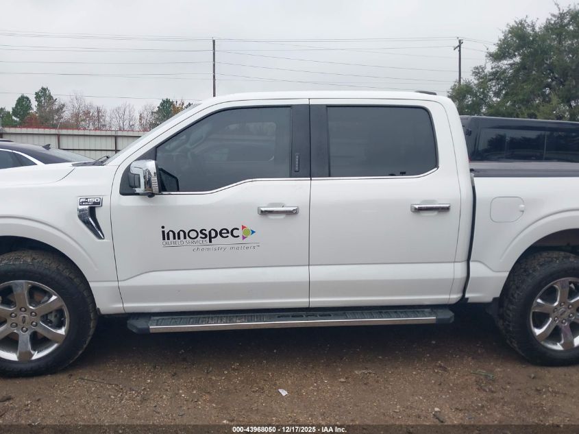 2021 Ford F-150 Lariat VIN: 1FTFW1E83MFA24972 Lot: 43968050