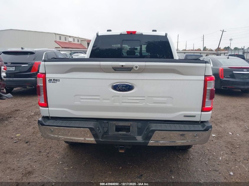 2021 Ford F-150 Lariat VIN: 1FTFW1E83MFA24972 Lot: 43968050
