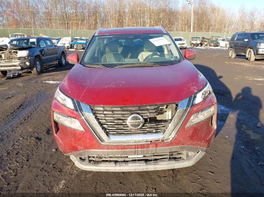 2021 Nissan Rogue Sl Intelligent Awd VIN: 5N1AT3CB5MC823923 Lot: 43968060