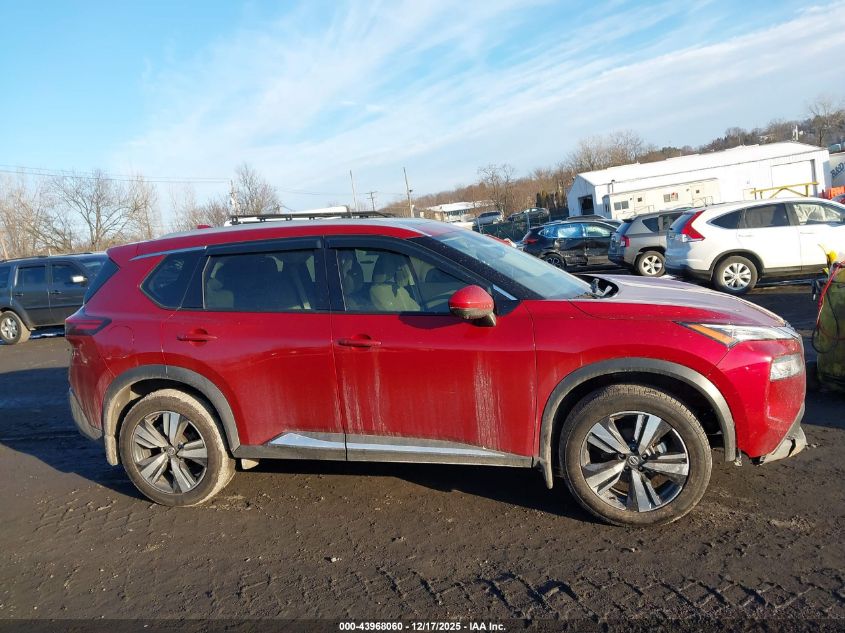 2021 Nissan Rogue Sl Intelligent Awd VIN: 5N1AT3CB5MC823923 Lot: 43968060