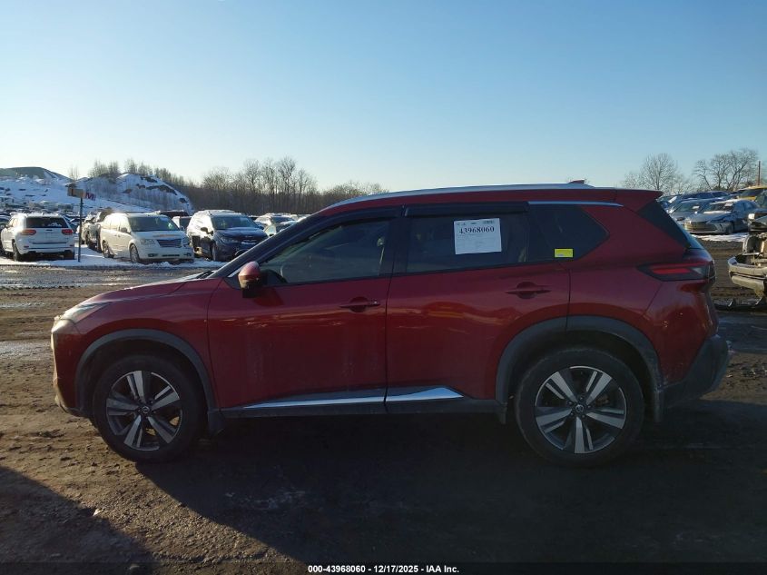 2021 Nissan Rogue Sl Intelligent Awd VIN: 5N1AT3CB5MC823923 Lot: 43968060