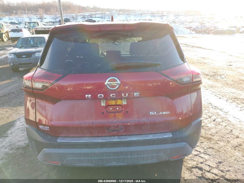 2021 Nissan Rogue Sl Intelligent Awd VIN: 5N1AT3CB5MC823923 Lot: 43968060