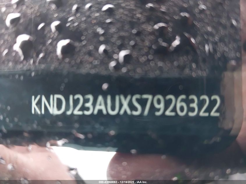 2025 Kia Soul Lx VIN: KNDJ23AUXS7926322 Lot: 43968063