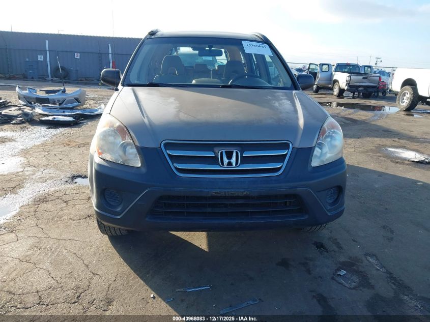 2005 Honda Cr-V Lx VIN: JHLRD78565C052181 Lot: 43968083