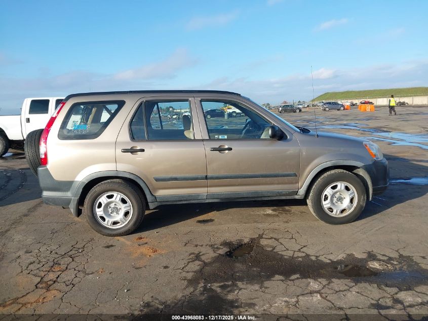 2005 Honda Cr-V Lx VIN: JHLRD78565C052181 Lot: 43968083
