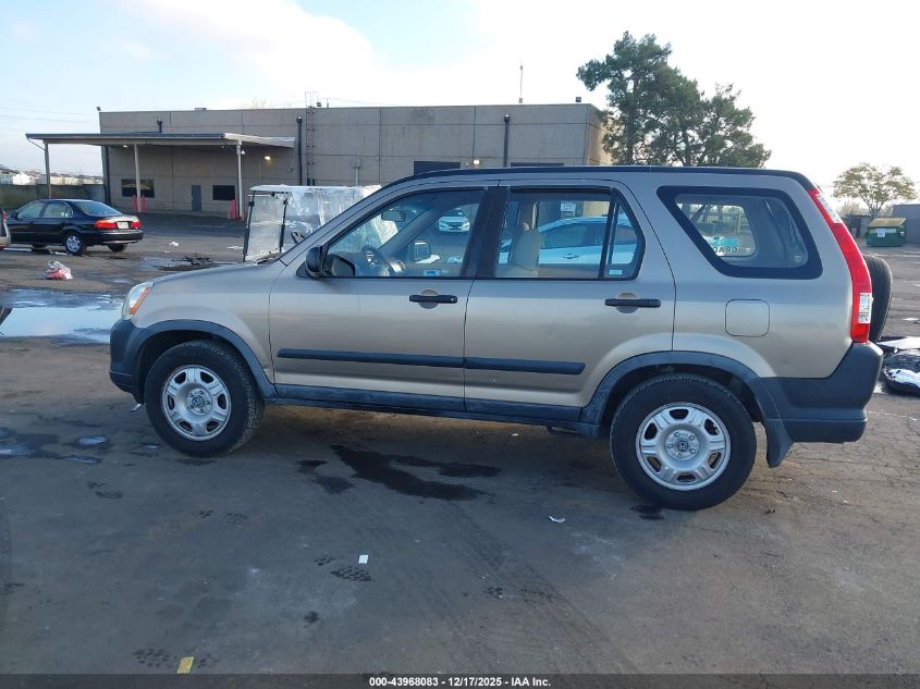 2005 Honda Cr-V Lx VIN: JHLRD78565C052181 Lot: 43968083