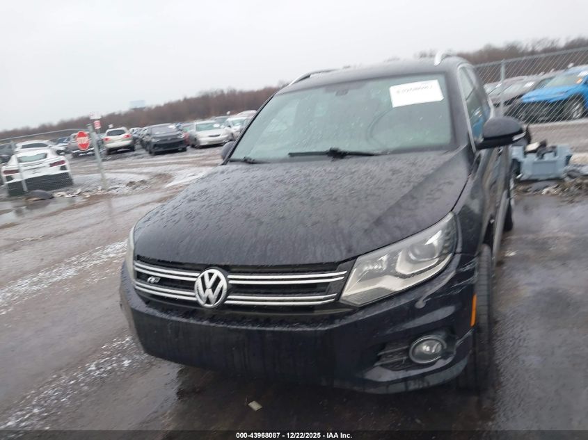 2014 Volkswagen Tiguan R-Line VIN: WVGBV3AX8EW117624 Lot: 43968087