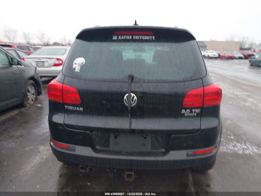 2014 Volkswagen Tiguan R-Line VIN: WVGBV3AX8EW117624 Lot: 43968087