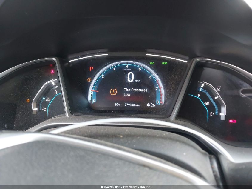 2019 Honda Civic Ex VIN: 19XFC1F39KE001036 Lot: 43968096