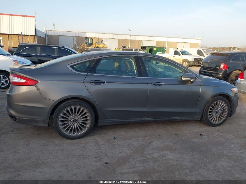 2014 Ford Fusion Titanium VIN: 3FA6P0K96ER271191 Lot: 43968113