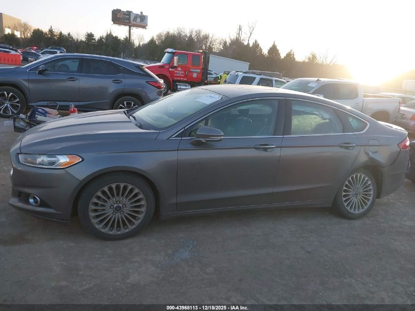 2014 Ford Fusion Titanium VIN: 3FA6P0K96ER271191 Lot: 43968113