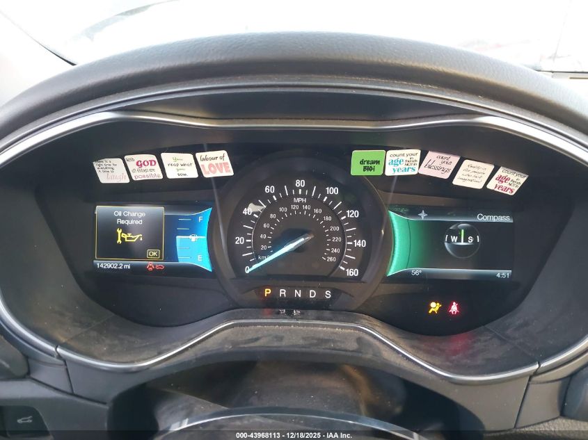 2014 Ford Fusion Titanium VIN: 3FA6P0K96ER271191 Lot: 43968113