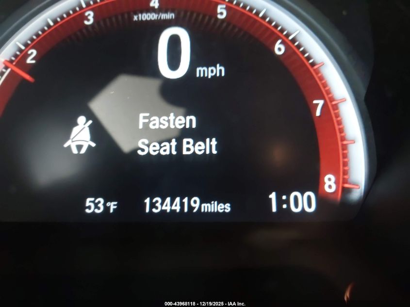 2017 Honda Civic Si VIN: 2HGFC1E54HH706537 Lot: 43968118