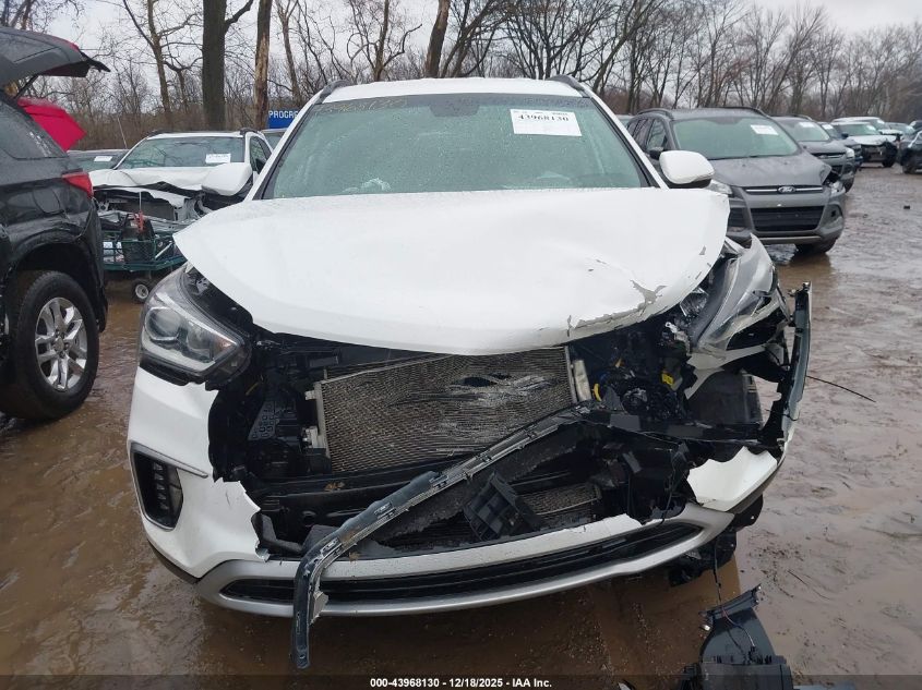 2017 Hyundai Santa Fe Se VIN: KM8SN4HF6HU221113 Lot: 43968130