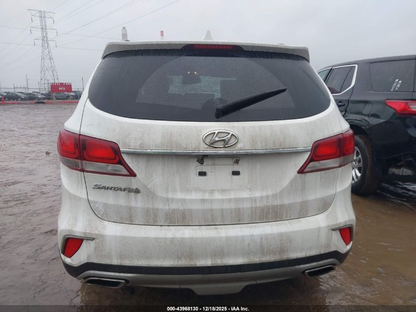 2017 Hyundai Santa Fe Se VIN: KM8SN4HF6HU221113 Lot: 43968130