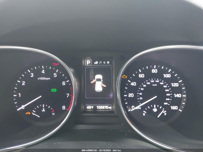 2017 Hyundai Santa Fe Se VIN: KM8SN4HF6HU221113 Lot: 43968130