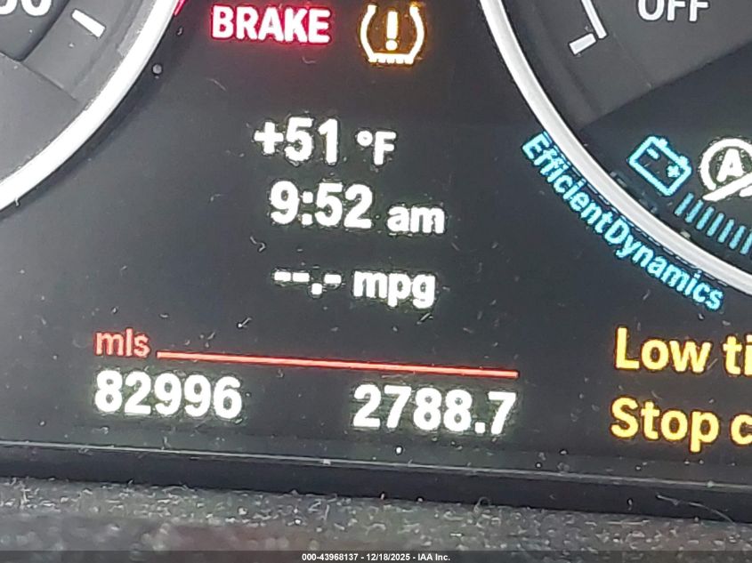 2013 BMW 328I VIN: WBA3A5C51DF603070 Lot: 43968137