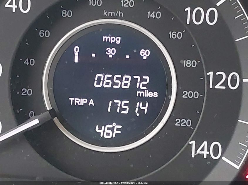 2016 Honda Cr-V Ex-L VIN: 5J6RM4H77GL057609 Lot: 43968157