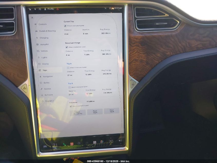 2016 Tesla Model S 60D/70D/75D/85D/90D VIN: 5YJSA1E24GF150520 Lot: 43968160