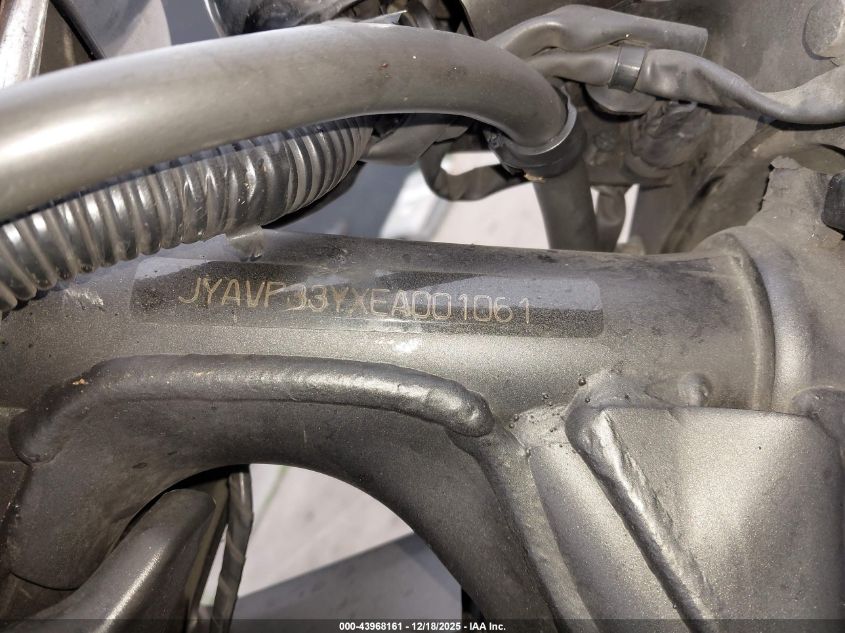 2014 Yamaha Xvs1300 Cuc VIN: JYAVP33YXEA001061 Lot: 43968161