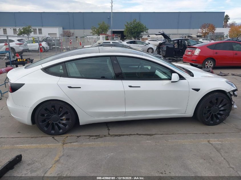 2022 Tesla Model 3 Long Range Dual Motor All-Wheel Drive VIN: 5YJ3E1EB1NF310245 Lot: 43968169