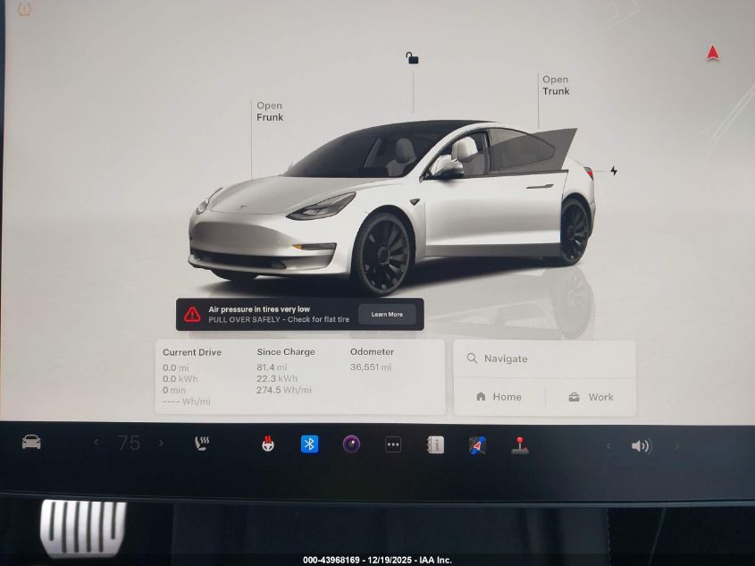 2022 Tesla Model 3 Long Range Dual Motor All-Wheel Drive VIN: 5YJ3E1EB1NF310245 Lot: 43968169