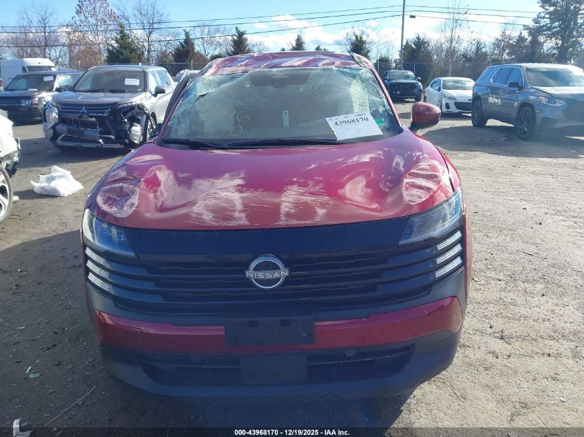 2025 Nissan Kicks Sv Intelligent Awd VIN: 3N8AP6CB2SL322407 Lot: 43968170