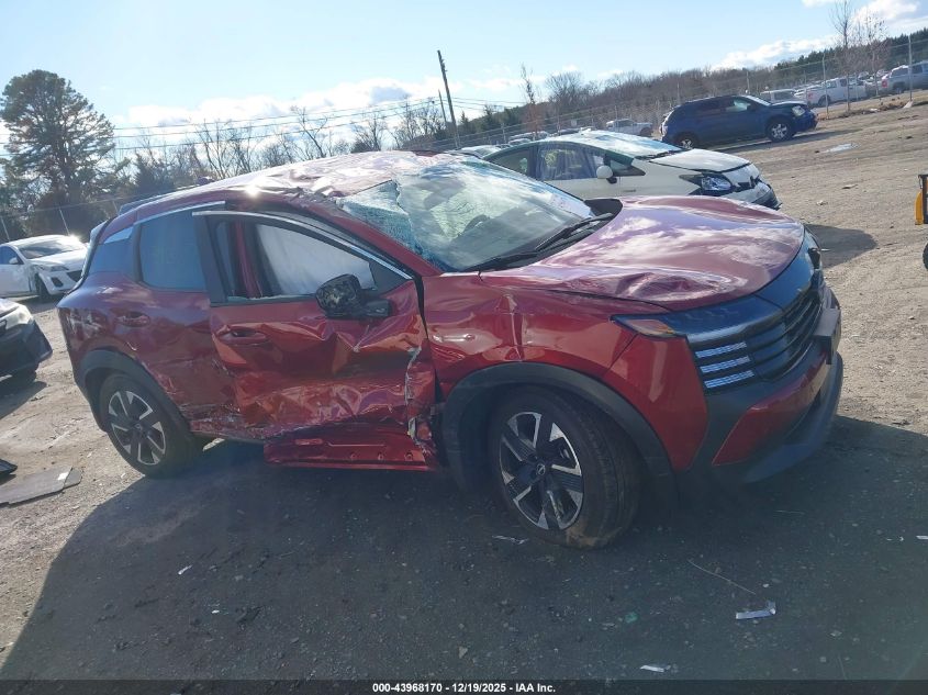 2025 Nissan Kicks Sv Intelligent Awd VIN: 3N8AP6CB2SL322407 Lot: 43968170