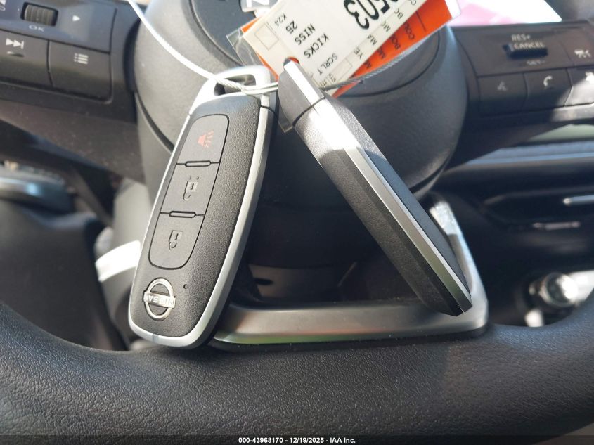 2025 Nissan Kicks Sv Intelligent Awd VIN: 3N8AP6CB2SL322407 Lot: 43968170
