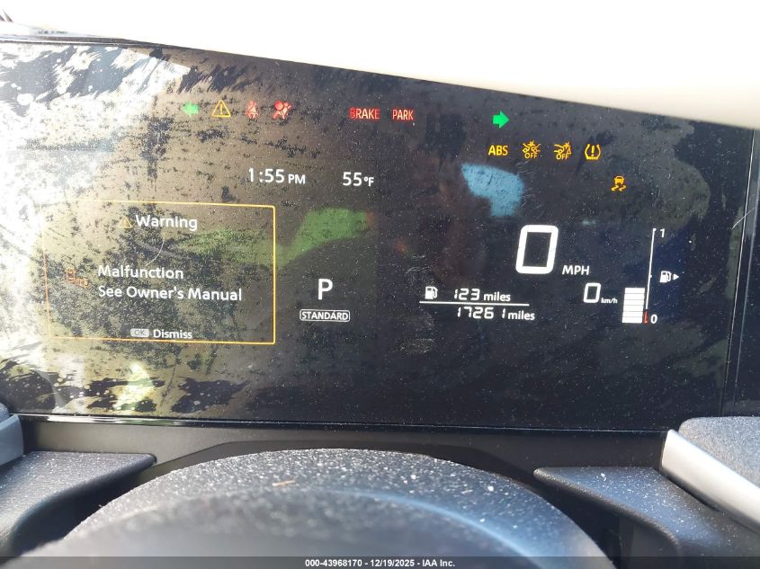 2025 Nissan Kicks Sv Intelligent Awd VIN: 3N8AP6CB2SL322407 Lot: 43968170