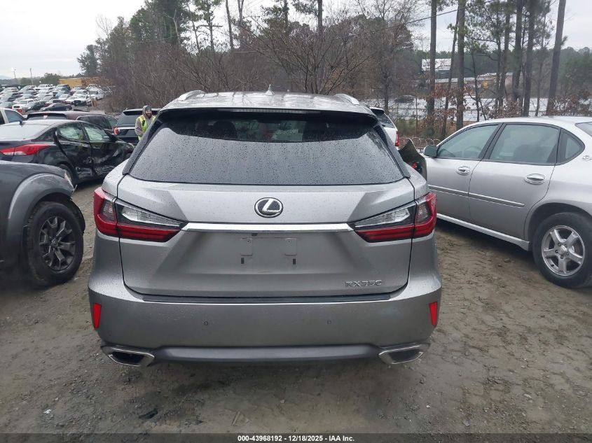 2017 Lexus Rx 350 VIN: 2T2BZMCA9HC110889 Lot: 43968192