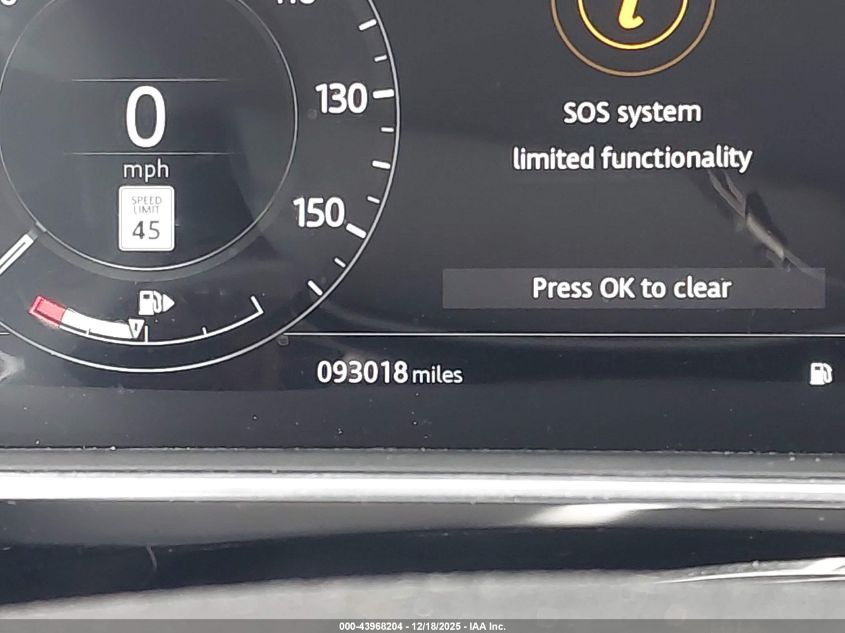 2018 Land Rover Range Rover Sport Hse VIN: SALWR2RV5JA193888 Lot: 43968204