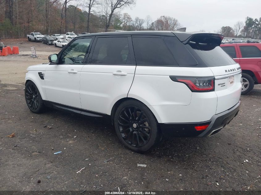 2018 Land Rover Range Rover Sport Hse VIN: SALWR2RV5JA193888 Lot: 43968204