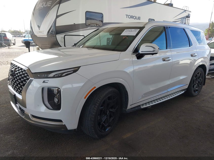 2022 Hyundai Palisade Calligraphy VIN: KM8R7DHE8NU463106 Lot: 43968221