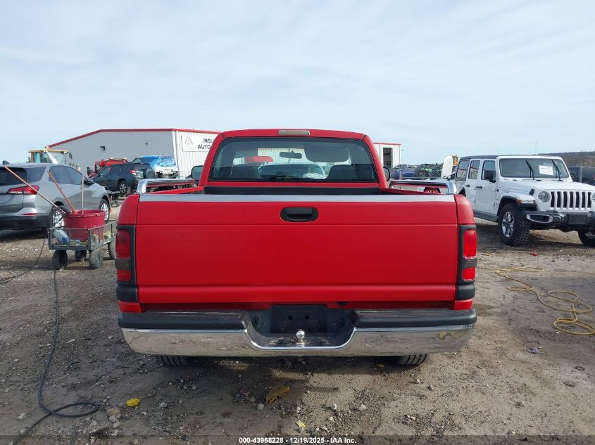 1998 Dodge Ram 1500 St/Ws VIN: 1B7HC16X2WS742188 Lot: 43968228