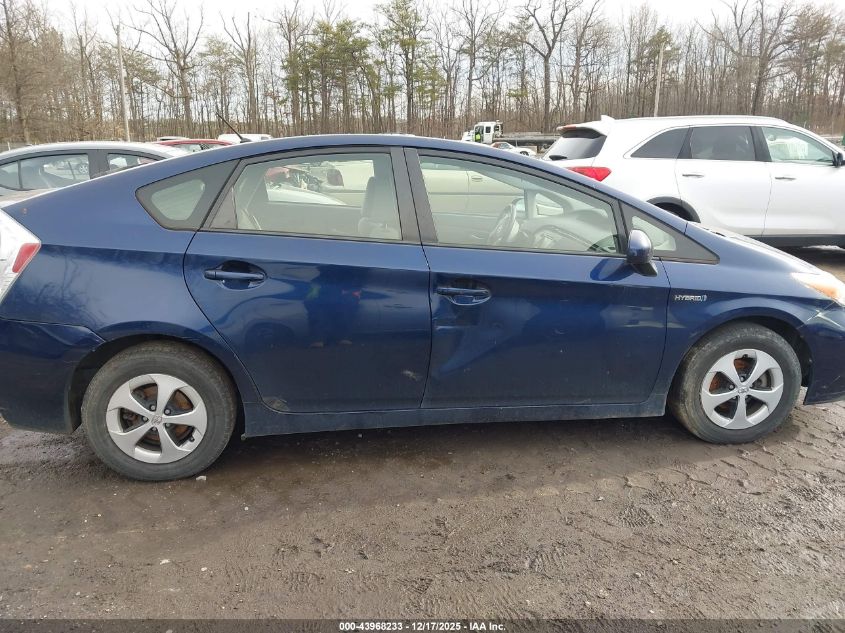 2014 Toyota Prius Two VIN: JTDKN3DU9E1758672 Lot: 43968233