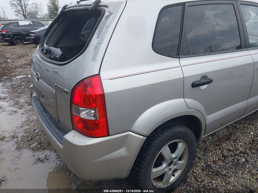 2006 Hyundai Tucson Gl VIN: KM8JM12B46U448199 Lot: 43968251