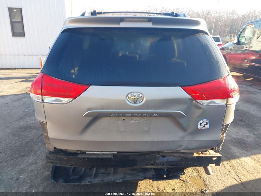 2012 Toyota Sienna Xle V6 8 Passenger VIN: 5TDYK3DC2CS253938 Lot: 43968268