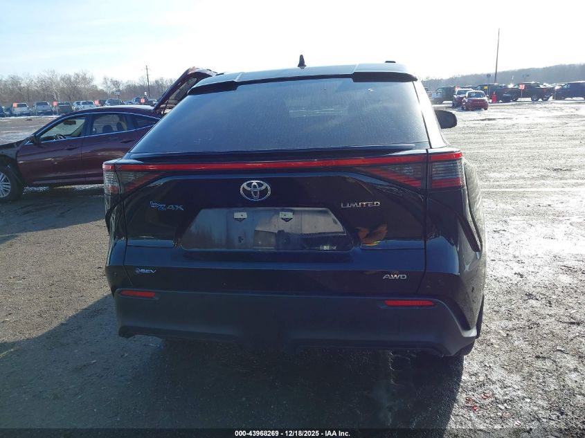 2024 Toyota Bz4X Limited VIN: JTMABACA9RA054297 Lot: 43968269